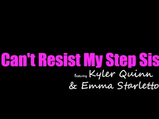 Emma Starletto and Kyler Quinn Quietly Fuck StepBro while stepmom is in the other room