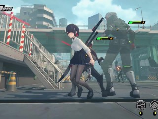 Ellen Joe (school outfit) ryona - Zenless Zone Zero