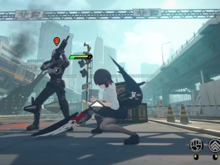 Ellen Joe (school outfit) ryona - Zenless Zone Zero