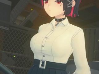 Ellen Joe (school outfit) ryona - Zenless Zone Zero