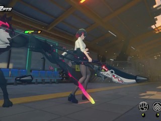 Ellen Joe (school outfit) ryona - Zenless Zone Zero