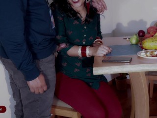 Priya Bhabhi firting, romance and sex with young devar and creampie