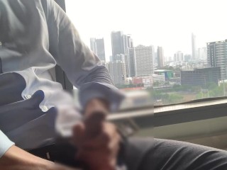 【孤独のオナニ（女性専用・オナニー鑑賞用）】海外出張ホテルで昼間のオナニー！スマホ個撮 | スーツ | イケオジ | リアル鑑賞も◎