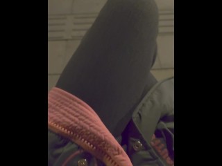 裤袜男娘路边打胶