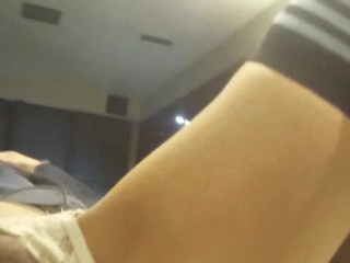 My friend dresses as a woman and sticks his cock in me, brunette, Latina, big ass, natural tits, big