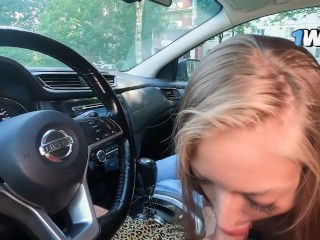 Risque Car Encounter: Busty Escort Delivers Mind-Blowing Blowjob Followed by Heated Home Sex