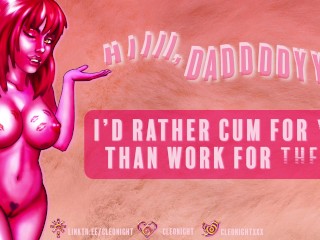 getting told to stay home and come with my Lovense by my dom :3 [audio only][AUDIO][nsfw va]