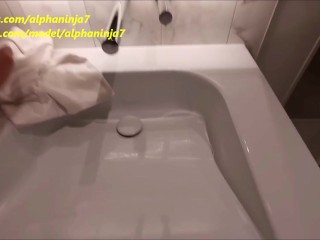 Cruise Ship MILF Restroom Blowjob