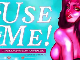 cum guzzling JOI cum fetish audio - you in? [audio only][asmr][joi][cum fetish]