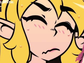 Zelda's Link gets double penetrated in his asshole (Femboy animation) (Speedo animation) - Jazziuu