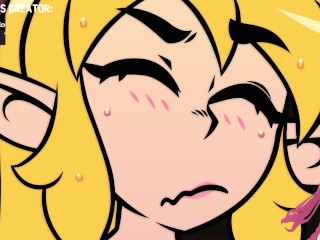 Zelda's Link gets double penetrated in his asshole (Femboy animation) (Speedo animation) - Jazziuu