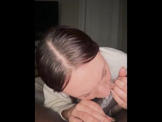 POV Blowjob: Blowing Bubbles on Big Dick 🫧 Sloppy BJ