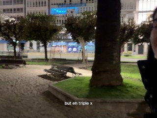 LA CONOCI EN LA CALLE POR LA NOCHE Y ME LA TERMINÉ FOLLANDO EN LA PRIMERA CITA - EXLOVERX