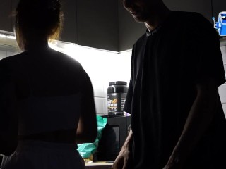 Cooking Up Love: Watch This Real Couple Share Sweet Kisses While Creating Delicious Dishes Together