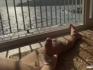 Took my gf for a weeknd in Costa Brava. Made love with the best ocean view from our AirBnb