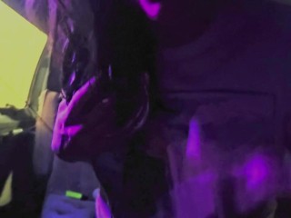 delilah gives good luck blowjobs at casino swallowing 2 hot loads