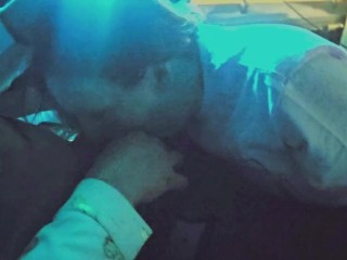 delilah gives good luck blowjobs at casino swallowing 2 hot loads