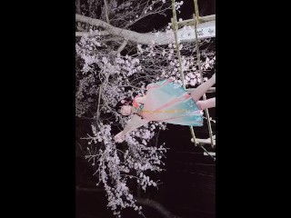 [climax] in the night cherry blossoms🌸,Fuck with a Hanbok girl fluttering  (missionary  position)