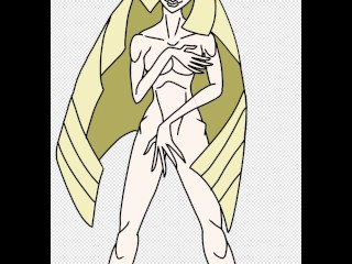 Drawing R34 of Lusamine from Pokemon