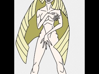 Drawing R34 of Lusamine from Pokemon