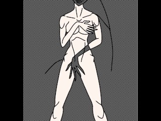 Drawing R34 of Lusamine from Pokemon