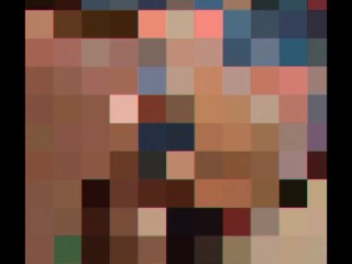 Neko Bondage Rem in sex swing cum on belly