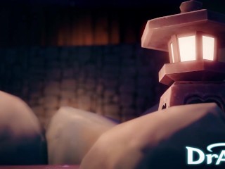 Genshin Impact Compilation Yae miko Onsen Yelan x Eula x Hilichurl March Comp