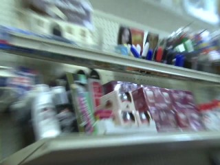 Sexy blonde step sister fucks In 24 hour store