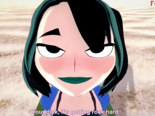 Gwen fucking on the beach | Total Drama | Full & POV on patreon: Fantasyking3