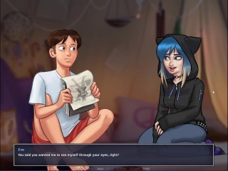 New hot aunty in summer time saga new