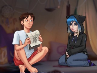 New hot aunty in summer time saga new