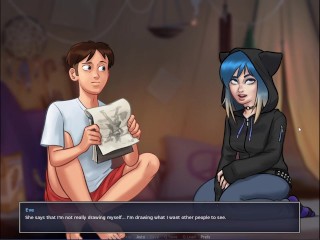 New hot aunty in summer time saga new