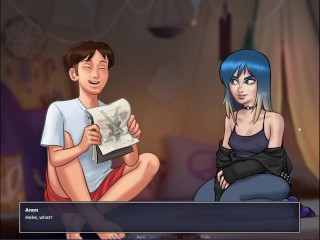 New hot aunty in summer time saga new