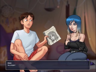 New hot aunty in summer time saga new