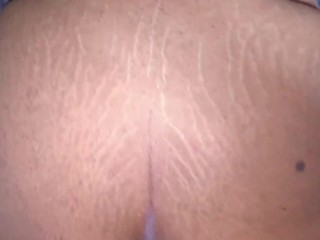 College student pounds his fat-assed black teacher in doggystyle as she asks him to film for her cha