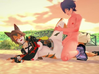 Sex with Pulchra on the beach [3D Hentai Game, 4K, 60FPS, Uncensored]