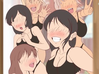 TEASER. 6 girls fucked a guy gangbang.(Hentai 2025 )