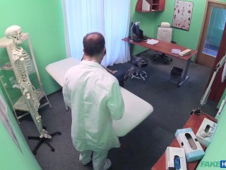 Randy Doctor Spunks over a Hairy Spanish Pussy TWICE - Fake Hospital