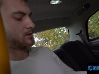 Czech XXX - Big Breasted Taxi driver wants her tits felt as she drives
