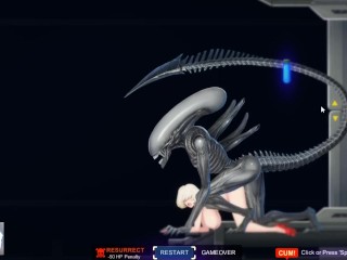 2B NIER FUCKED DOGGYSTYLE BY BBC ALIEN - ALIEN QUEST EVE