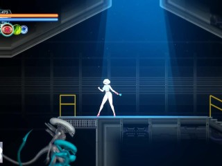 2B NIER FUCKED DOGGYSTYLE BY BBC ALIEN - ALIEN QUEST EVE