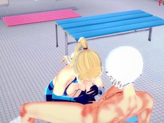 Samus Aran on bikini BJ sex | Metroid | Full & POV on patreon: Fantasyking3