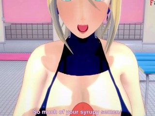 Samus Aran on bikini BJ sex | Metroid | Full & POV on patreon: Fantasyking3