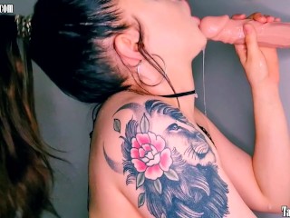 Hot Sloppy Spit Blowjob Deepthroat Gagging Slut With Dirty Talk - Tanya Taboo