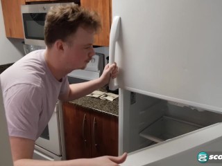 60-year-old Mallory Knight sucks and fucks her step-son