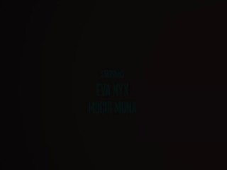 UP CLOSE VR - Petite Babes Eva Nyx & Mochi Mona Wanna Share Your HUGE BBC - THREESOME POV