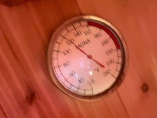 Hot & Sweaty Sauna Sex with My Girlfriends | Our First Time Playing Together