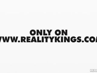 REALITY KINGS - Derek Offers To Oil Addis Fouche's Body & Soon After He's Playing With Her Pussy