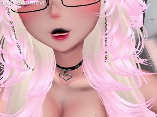 Horny Futanari CEO employs you for some under the desk support - Taker POV