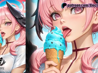 Koharu screaming from intense pussy pounding